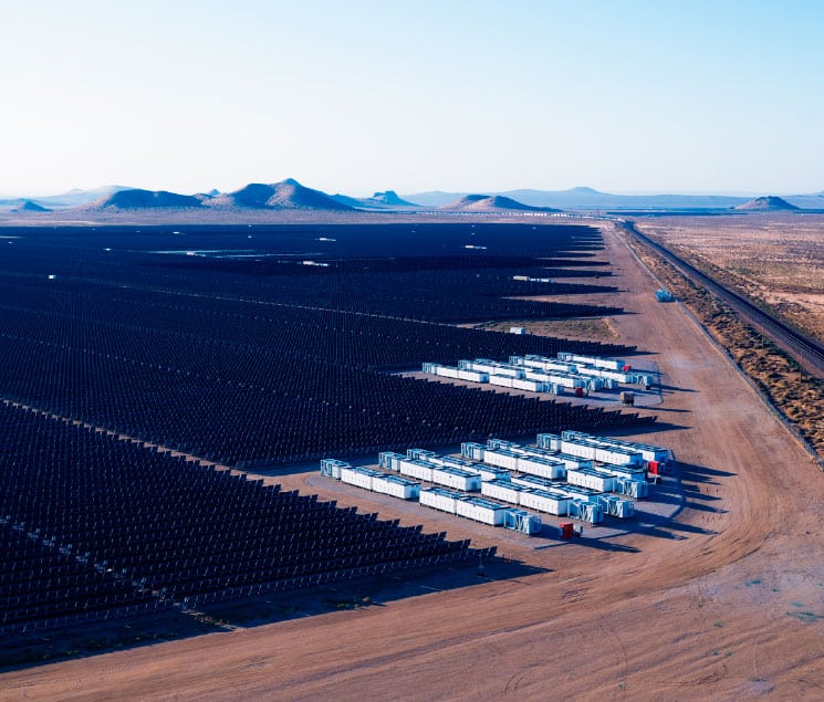 PV plant with BESS storage units